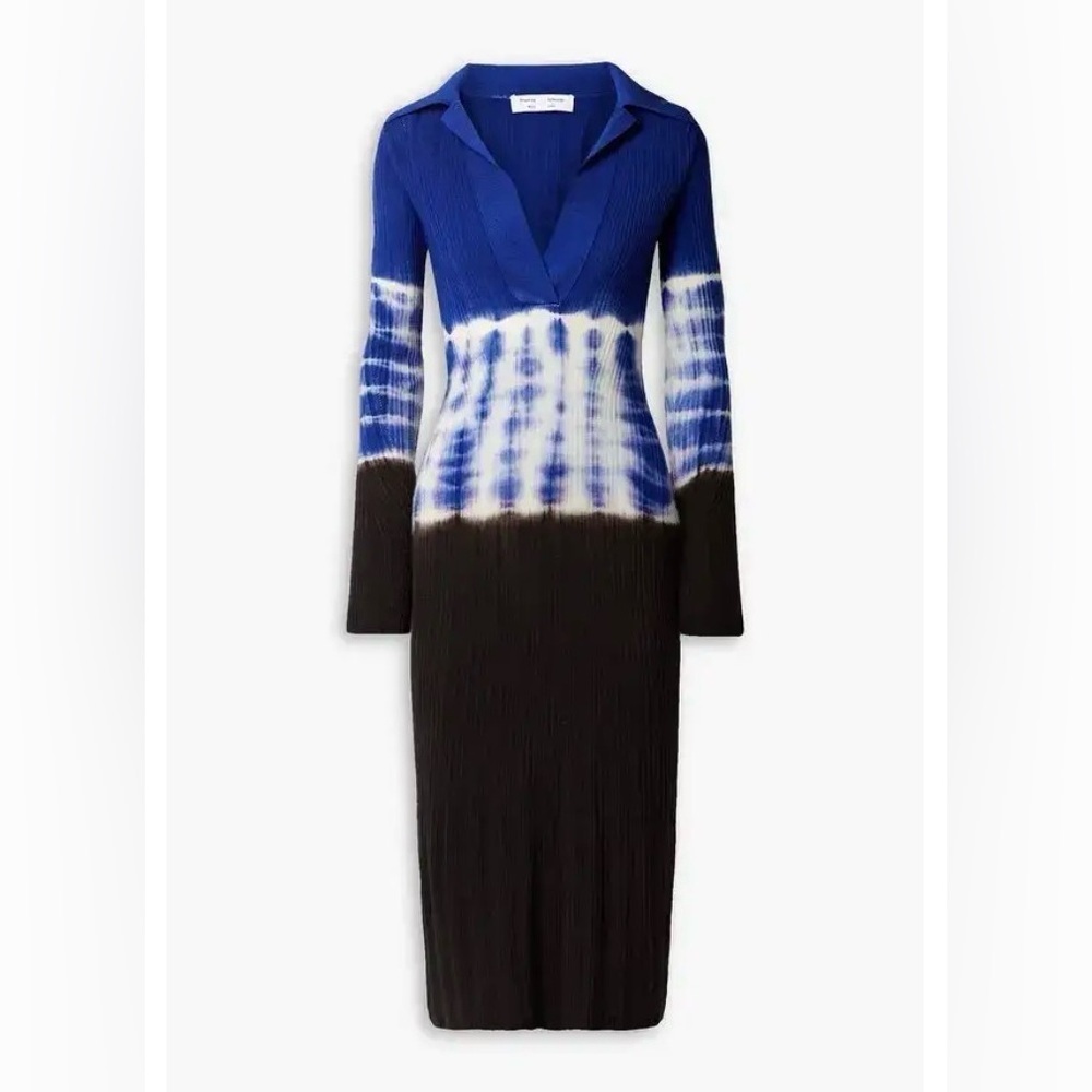 proenza schouler white label tie dye dress wool knit S